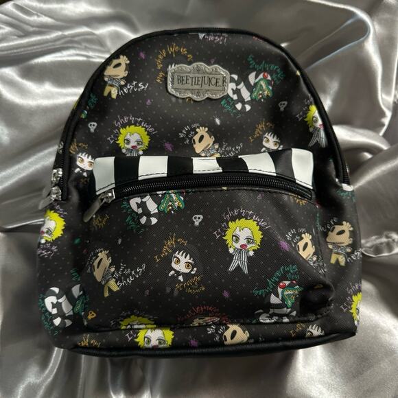 NEW BETTLEJUICE Mini Backpack Anime Manga - Picture 3 of 8